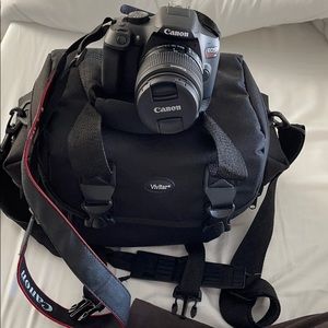 CANON EOS rebel T6 Camera, Case, and Accessories